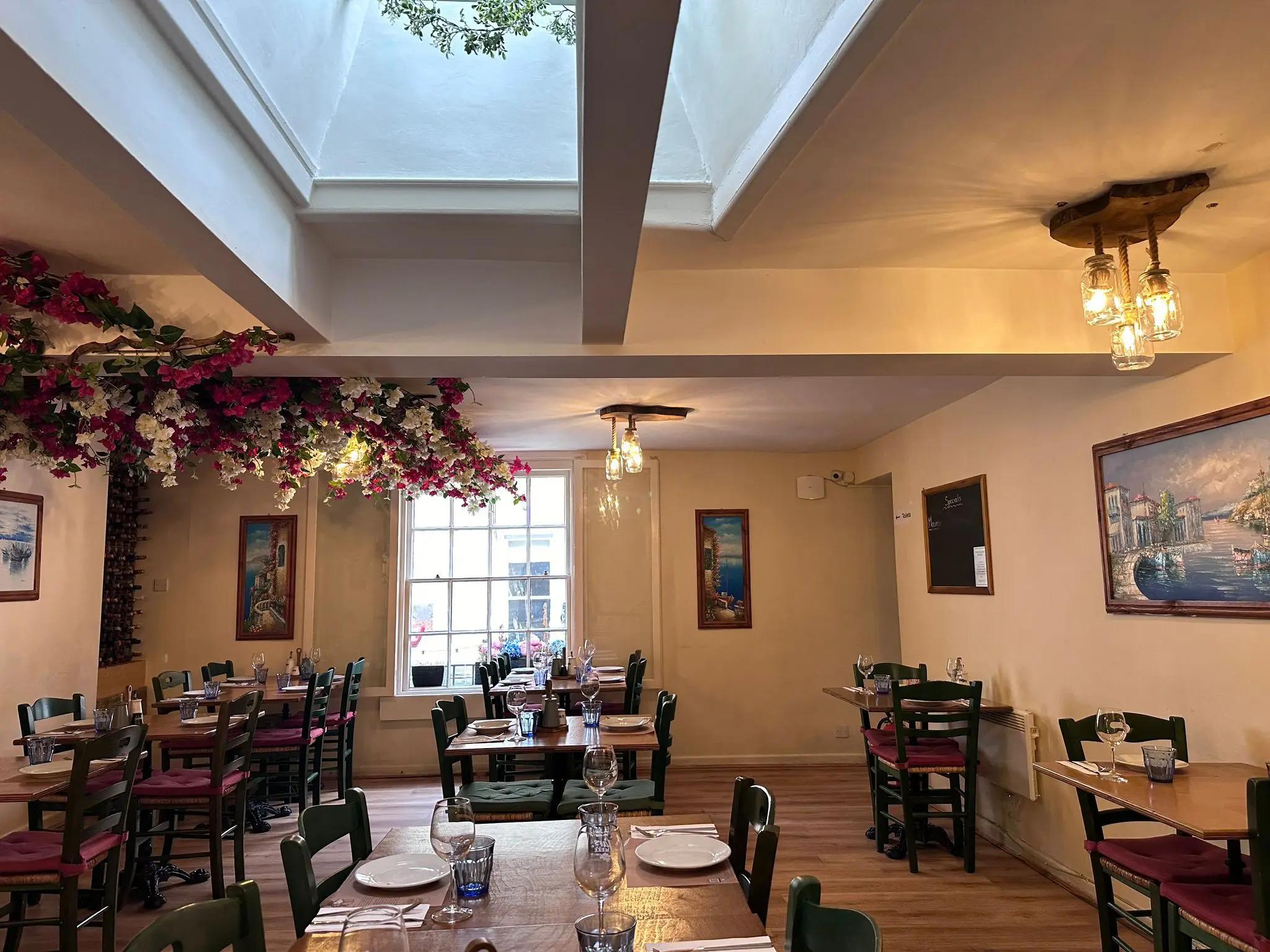 An interior view inside Jars Meze in Bath.